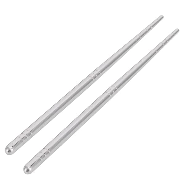 1 par spisepinner 304 rustfritt stål spisepinner bestikk kjøkkentilbehør 17,5 cm