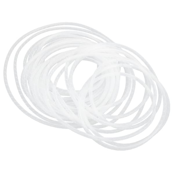 Spiralkabelhölje Sladdskydd Flexibel Kabelorganiserare Hållare Hantering Vit Φ6‑13 meter