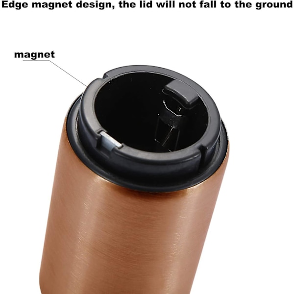 Automatisk magnetisk flasköppnare i rostfritt stål, tryckknappsflasköppnare, vin-, öl- och läskflasköppnare, kökstillbehör