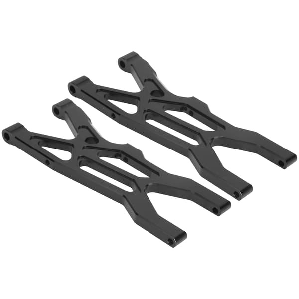 1 par RC aluminiumslegering forreste nedre bærearm passer til ARRMA 1/10 fjernstyret bil sort