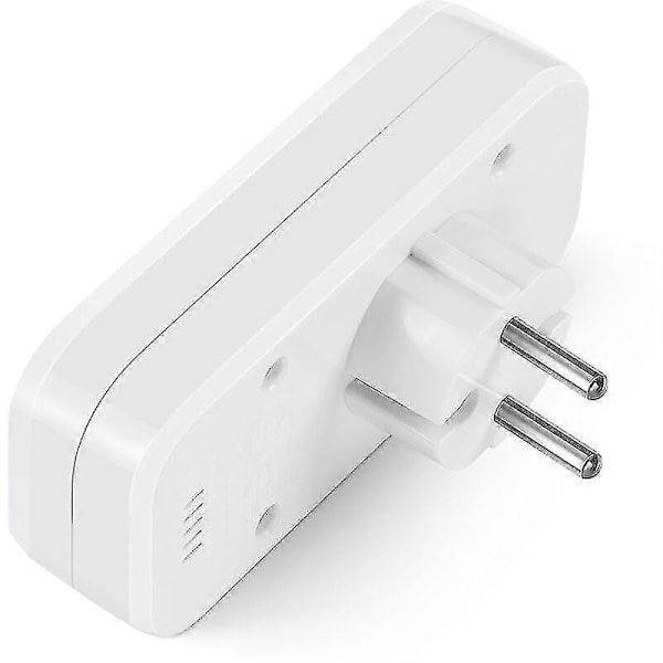 Multi USB Strømstik, 4 I 1 Stikdåse USB Oplader Med 3 AC Udgange 10a, 2500w Og 2 USB Porte, Elektrisk Stikkontakt Ideel Til Soveværelse Hjemmekontor