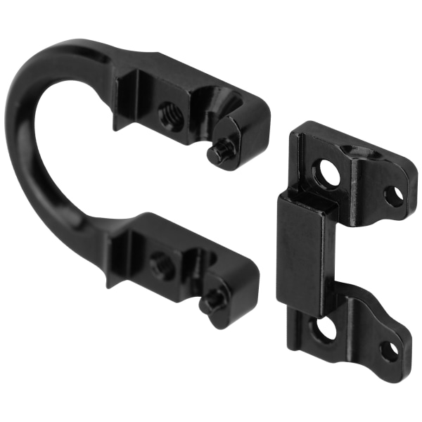 Aluminiumlegering D Loop Ring Shooting Compound Bow Release Bowstring Spänne Tillbehör Svart