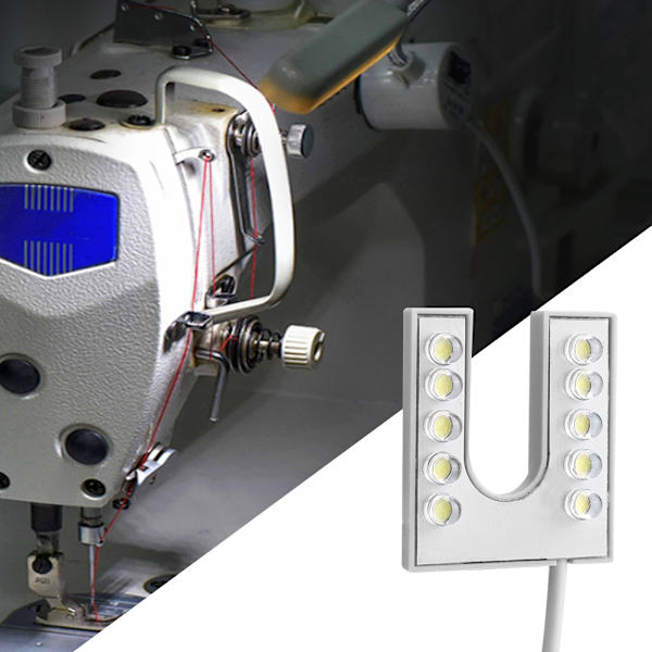 LED-valo joustava Hanhenkaula-lamppu magneettisella pohjalla ompelukoneelle 110-265V EU-pistoke