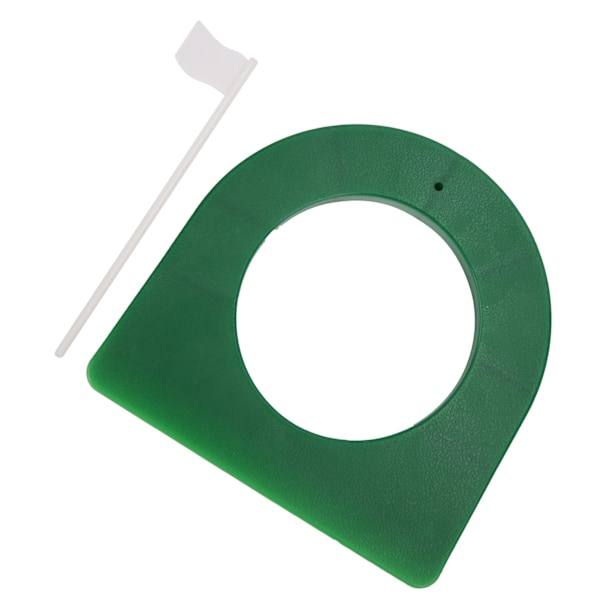 Golfträningsputtningskopp i plast med avtagbar flagga inomhusträningshjälpmedel