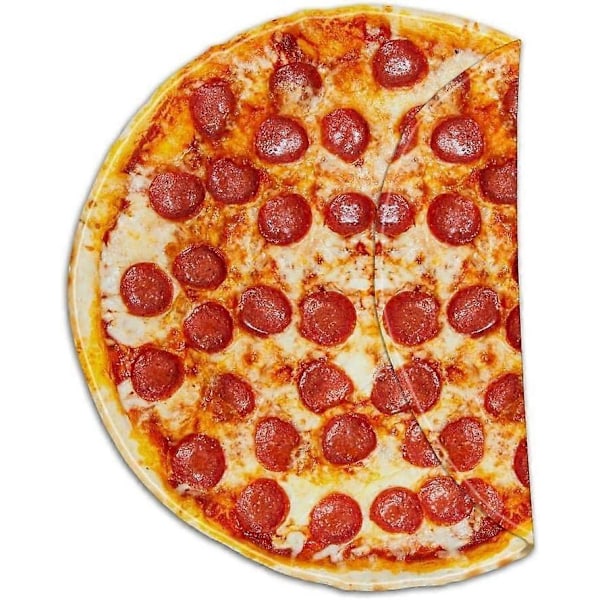 2025 Nyt Pizza Tæppe Dobbeltsidet Til Voksne Og Børn, Kæmpe Sjovt Realistisk Mad Kastetæppe, Nyhed