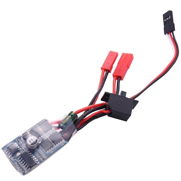 2x Rc Esc 10a Harjamoottorin Nopeudensäädin yhteensopiva Rc Auto Veneen kanssa Ilman Jarrua