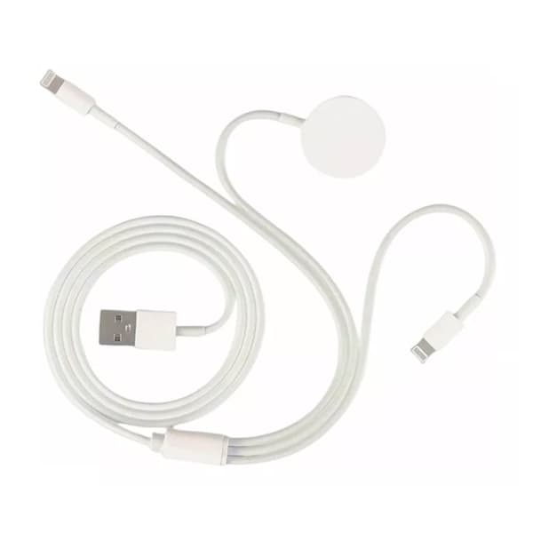 Ur Oplader ABS PC 3 i 1 Bærbar Magnetisk Trådløs Oplader til IOS Ur 5V 1A