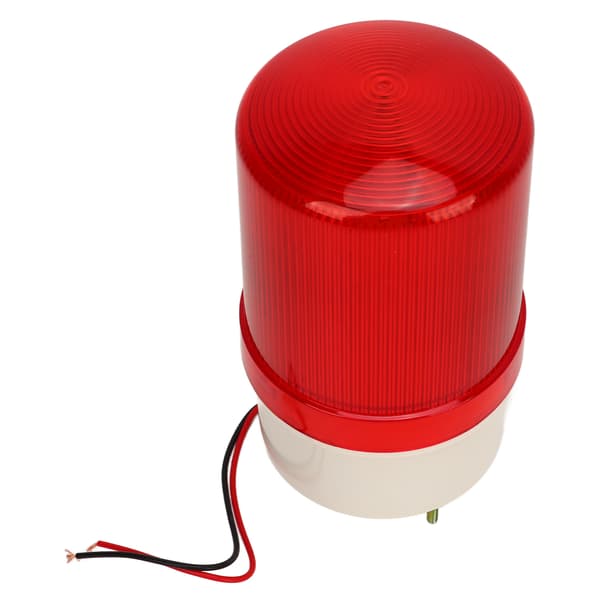 LED Roterende Strobe 120dB Lyd Lys Alarm ABS IP54 Advarselslampe til Indendørs Udendørs 220V