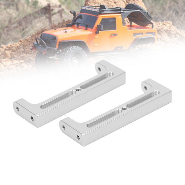 RC batteriplateholder Utskifting av tilbehør Passer til RGT Crawler EX86100 1/10 CarSilver