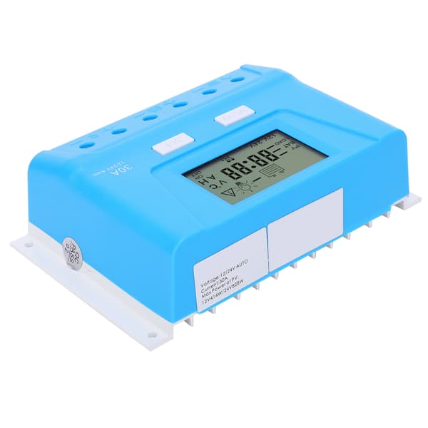 Solcellepanel Regulator Ladekontroller Industrielt Utstyr PWM 12/24V 30A TY-2430