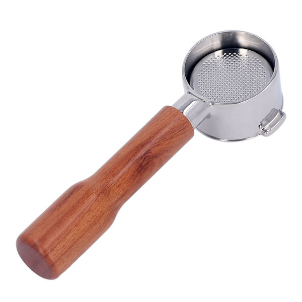 Portafilter 51mm 2 korvaa pohjaton kahvakahva ruostumaton teräs Delonghi ECO310 C1 -tyyppi punainen hapan haara