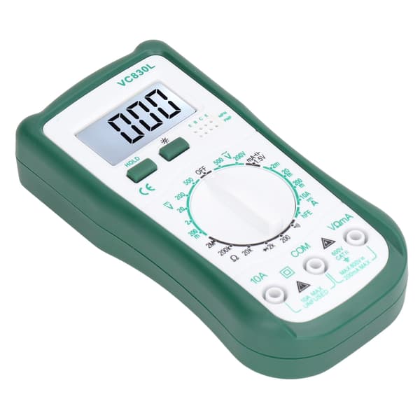 LCD Display Multimeter Multifunktionel Digital Spændingsstrøm Modstandstester VC830L