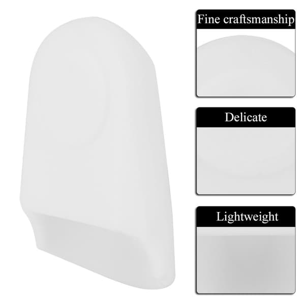 Munstyckeslock i Gummi för Saxofon - M-WhiteWhite