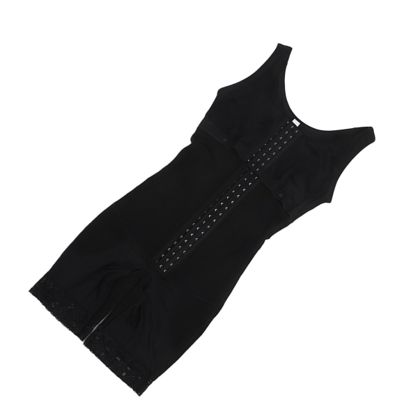 Krok öppen gren Shapewear Body Korsett Bantning Butt Lifter Krok Byst Body för kvinnor Svart S