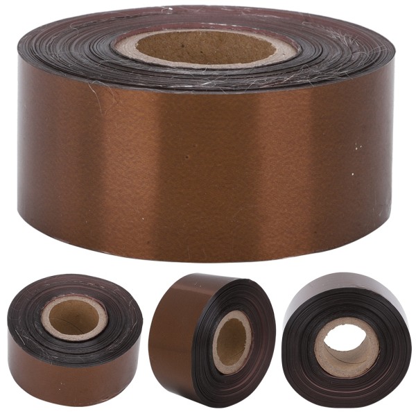 Varmstämpling Folie Papper Läder Tyg Paket Box Gör-det-själv dekoration Tillbehör 3cm Bredd 120 Meter/ RollBrown