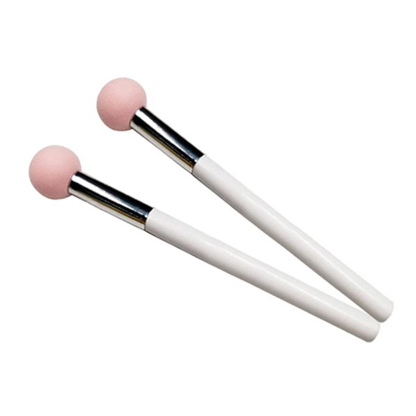 2 x Concealer Svampborste Under Ögon Concealer Borste för Flytande Foundation--
