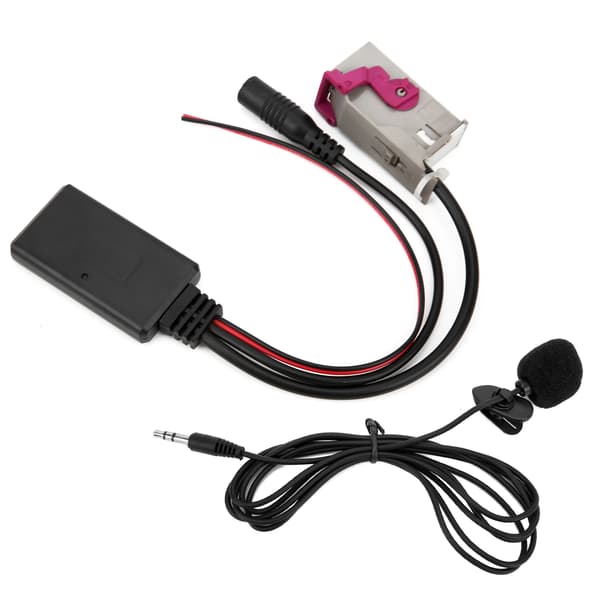 Bil Bluetooth-modul AUXIN-kabel Trådløs mikrofonadapter Erstatning for A3 A4 A6 A8 TT R8 RNSE 32Pin DC12V