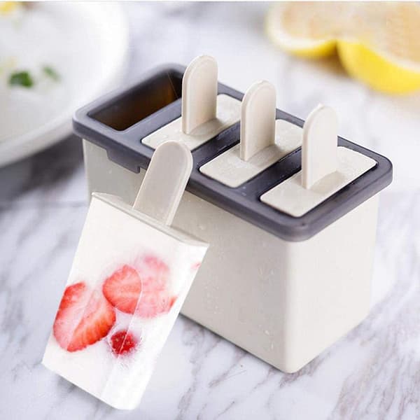 4-hulls gjenbrukbar isform for DIY-ispinner, yoghurt, kjøkkenutstyr