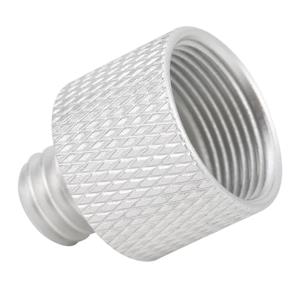 Mikrofonstativadapter 5/8 tommer hun til 3/8 tommer han skrugjengeadapter for mikrofonstativfeste Sølv