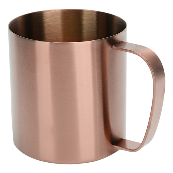 Rostfritt stål kontorsölmugg bärbar hushåll utomhus vatten kaffekopp 480mlRose Gold