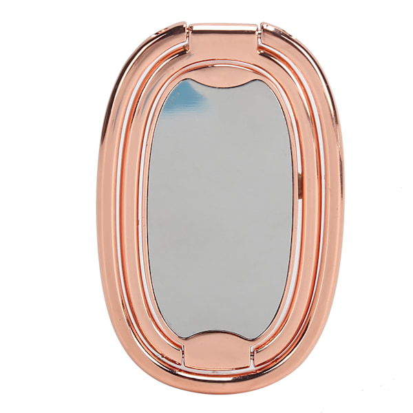 Mobiltelefon Finger Ring Stativgrep 360° Rotasjon Telefonholder for Magnetisk BilfesteRose Gold