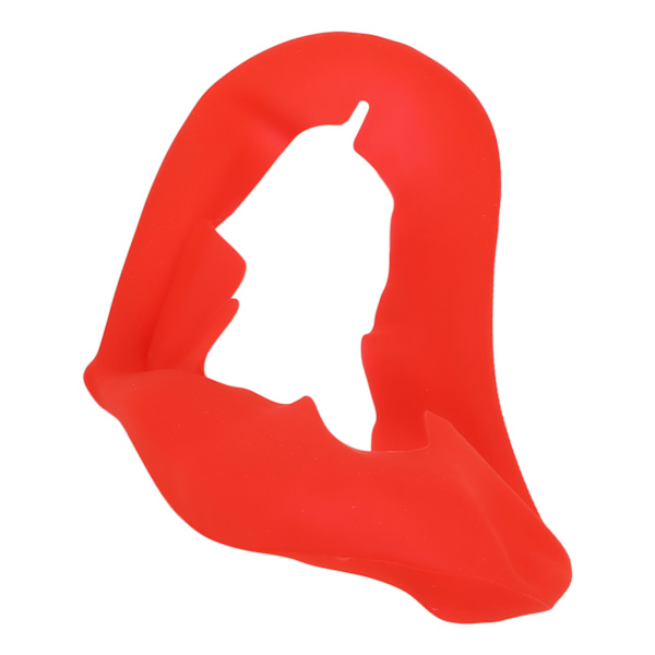 Silikon VR-ansiktsmask för Quest 2 Svettålig Ljusskyddad Ansiktsdyna Tvättbar Insats VR Ansiktsnäsplatta Röd