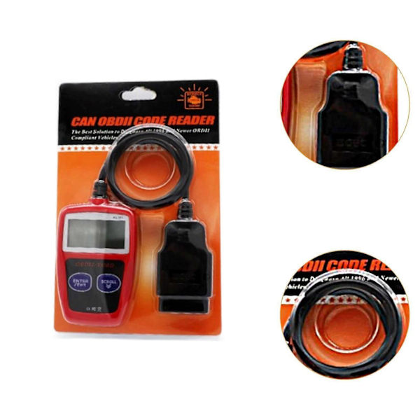 Yleiskäyttöinen OBD2-skanneri Universal Freeze Frame Ajoneuvon OBD2-vikadiagnoosityökalu