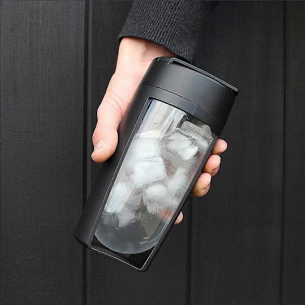 Vannflaske/Gymflaske - Ideell for Gym, Slanking, Kroppsbygging, Utendørssport, Fotturer & Kontor - hvit_801-900ml