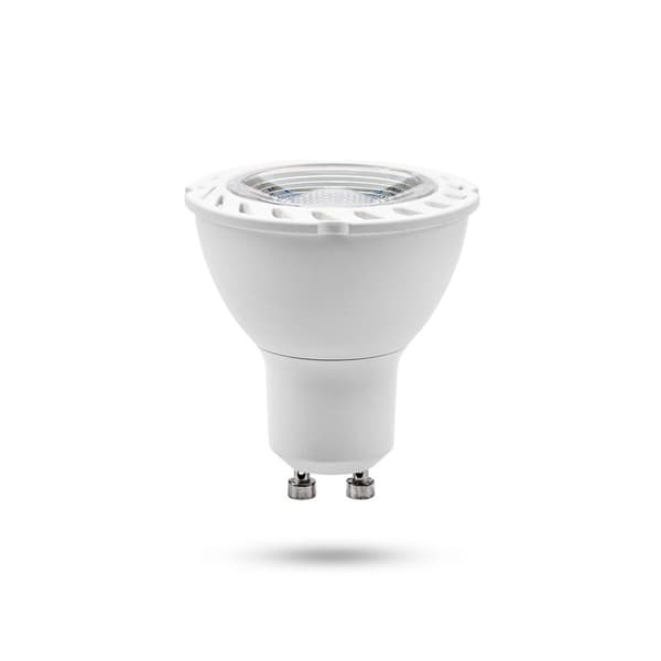 LED GU10, 6500K, dagslys, 8W, 800lm, energibesparende, tilsvarende