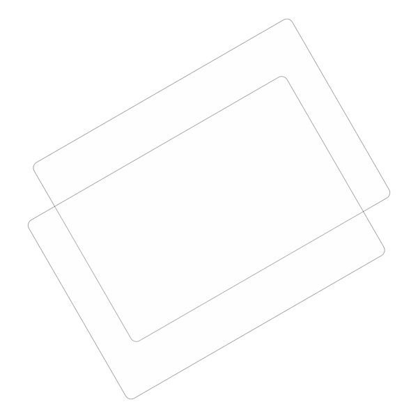2 kpl tablet-näytönsuojaa 2.5D kaareva reuna saumaton istuvuus herkkä 10.2 tuuman karkaistu lasikalvo IOS Pad 7 8 9