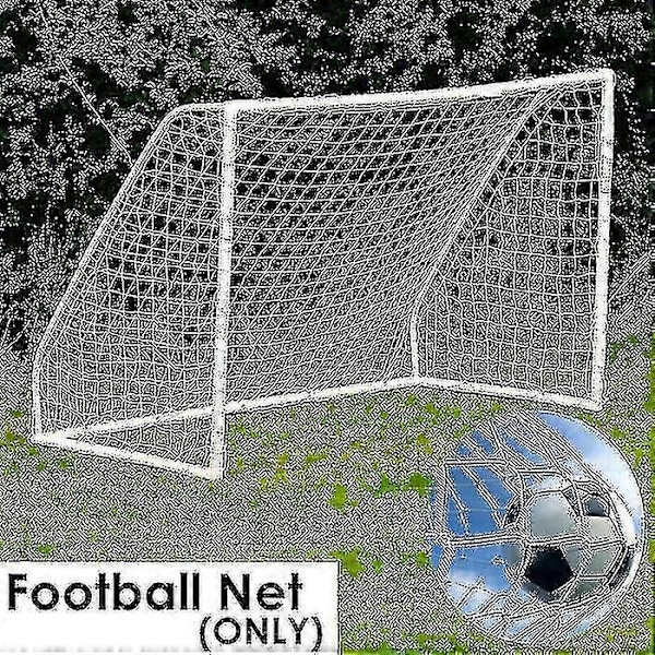 3 Størrelser Fodboldnet Til Fodboldmål Junior Sportstræning (kun Fodboldnet) CoolWhite 1.8mx1.2mx0.3mx1m