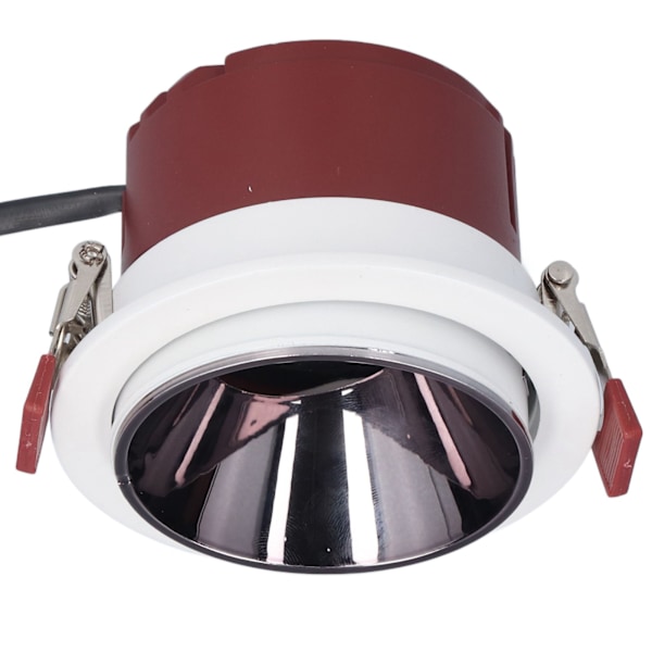 10,5W LED-downlight, varmt lys, COB, justerbar vinkel, dæmpbar downlight med LED-driver til skab, køkken, soveværelse, 220V