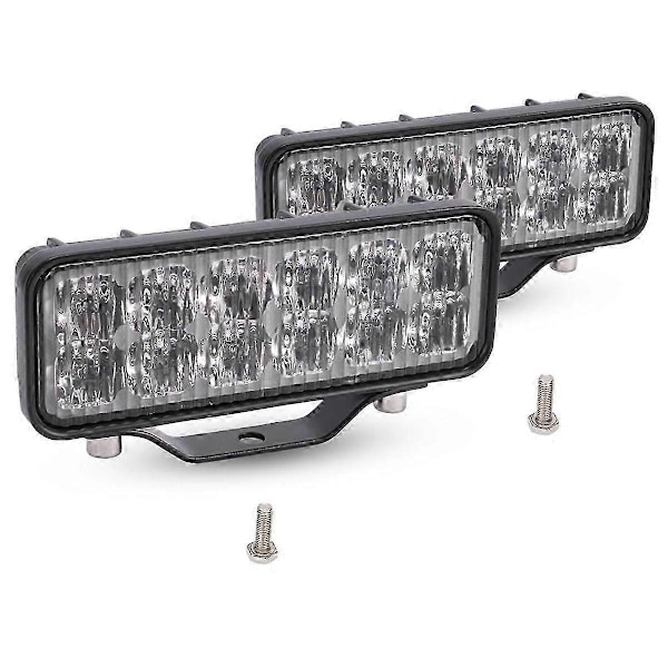 6-tommers LED Diffus Lysbar, 2 STK 120W LED Off Road LED Arbeidslys Grøftelys Tåkelys Vanntett