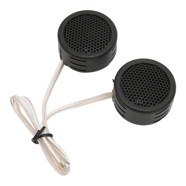 2 stk. bil-diskanthøjttalere 97dB 500W Dome interiør stereo audio højttaler med base til lydsystem