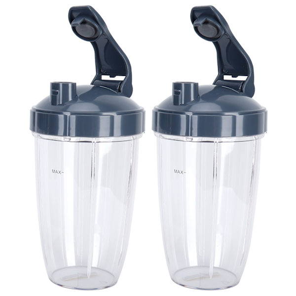 24OZ Transparent Blender Cup Container Lid Set Ersättning Passar för 600W/900W Juicer
