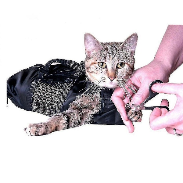 Kattvård Bad Restraint Väska För Klovård Nagelklippning