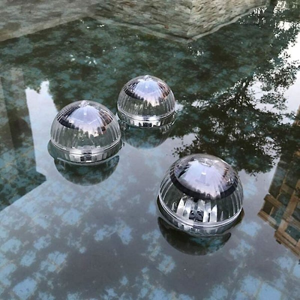 Flytande solcellslampa, färgskiftande magisk boll solcellspoollampa, solcellsdammbelysning för swimmingpool damm (1 st)