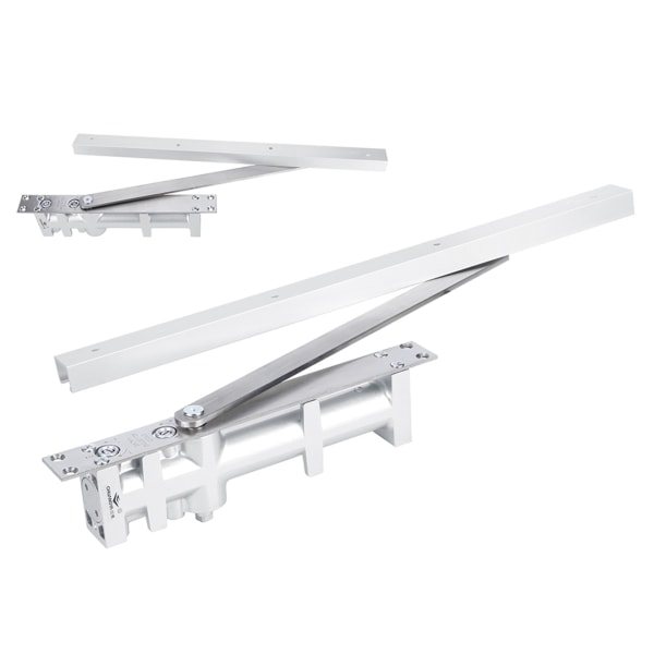 Automatisk positionering av aluminium Dold hydraulisk buffertdörrstängare 80KG Hårdvarubeslag