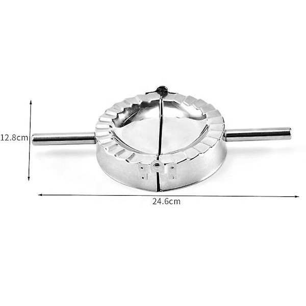 Rustfrit Stål 2-i-1 Dumpling Maker - Stor Størrelse, 9,7 tommer