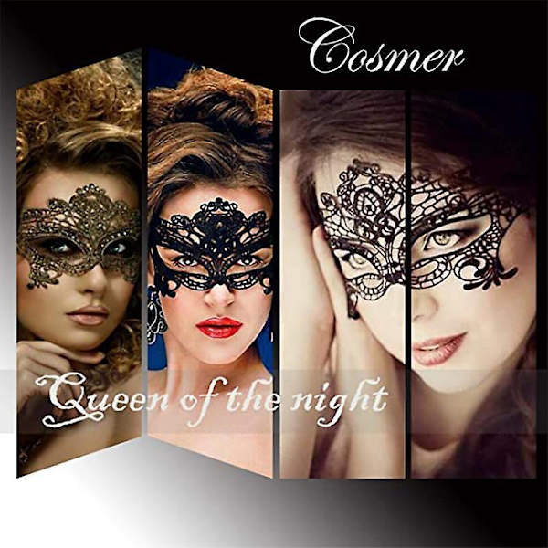 Elegante blonder venetianske masker for kvinner - perfekt for ball, kostymer og dansefester!
