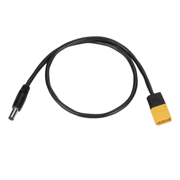 XT60 urosluotiliitin uros DC 5.5 x 2.5mm DC5525 virtajohtoon