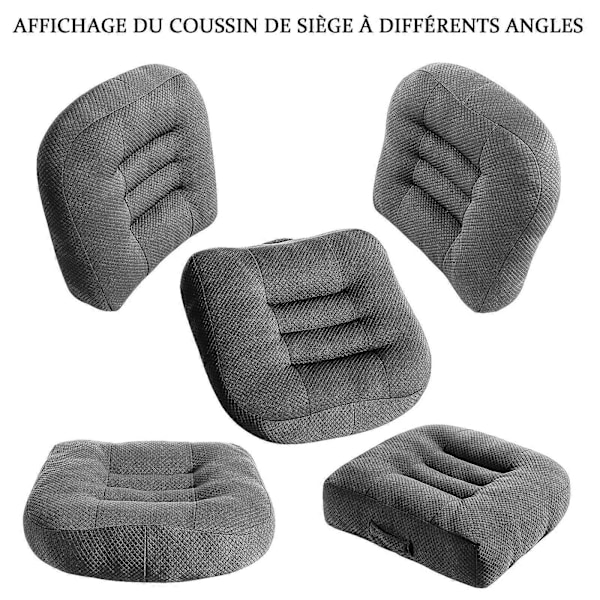 Sittdyna/bilbarnstol, sittdyna/stolsdyna 40x40 kontorsstol ergonomisk ortopedisk sittdyna för matbordsstolar/kontorsstol