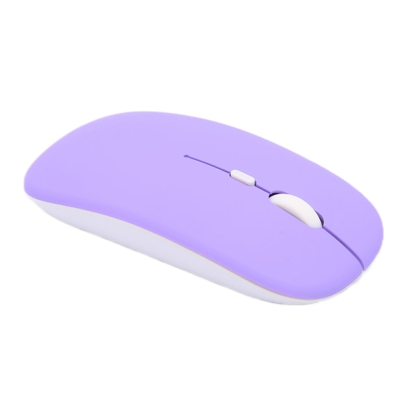 Trådløs mus Smart Mini Bærbar 3 Speed ​​DPI Justerbar Trådløs Mus for Office Bærbar PC Nettbrett Lilla Frosted Single Mode