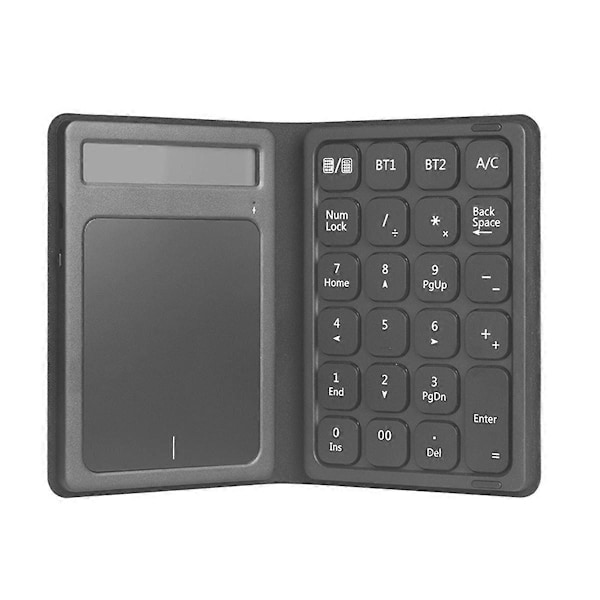 Sammenleggbart Bluetooth numerisk tastatur med berøringsplate, bærbar 3-i-1