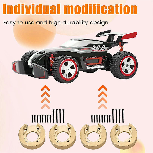 RC Bil Uppgradering Motvikt Kit för H8H 1/10 YK4102 YK4103