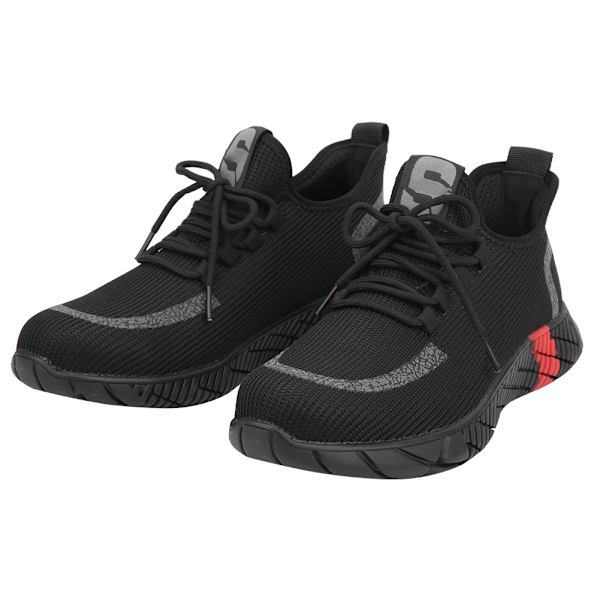 Skyddsskor Byggnadsarbete Cap Sneakerboots Man Arbetar Klädd42