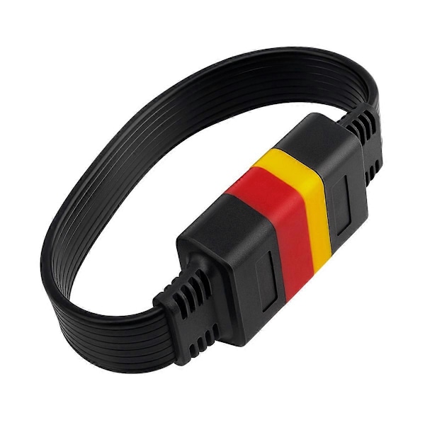 16-nastainen uros - 16-nastainen naaras OBD2 OBD II -liittimen jatkokaapeli