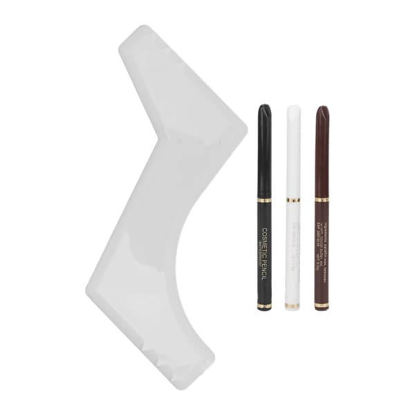 4st Herr Skäggstyling Pennkit Guide Mall Vattentät Långvarig Skäggfyllningspenna