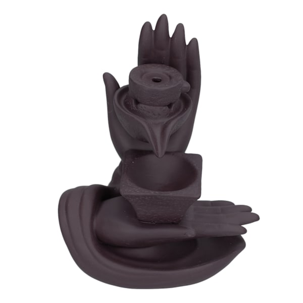 Tilbageflow Røgelse Brænder Røg Vandfald Keramisk Røgelse Holder Aroma Brænder Hjem Ornament til Soveværelse Dekoration