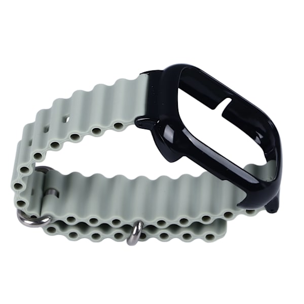 Klockarmband i silikon med inbyggt PC-fodral, trendigt justerbart armband för Honor 4, ljusgrön